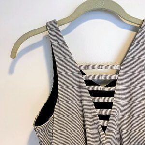 Eco-Friendly Striped & Flowy Workout Tank